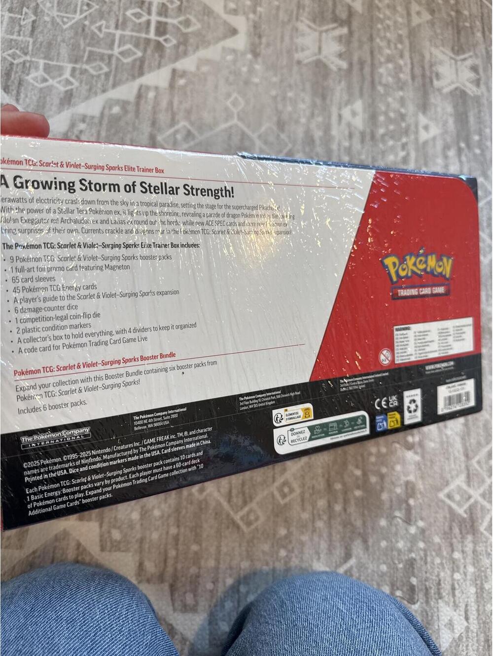 Pokemon TCG: Scarlet & Violet - Surging Sparks Elite Trainer Box & Booster 2-Pak - Picture 3 of 3